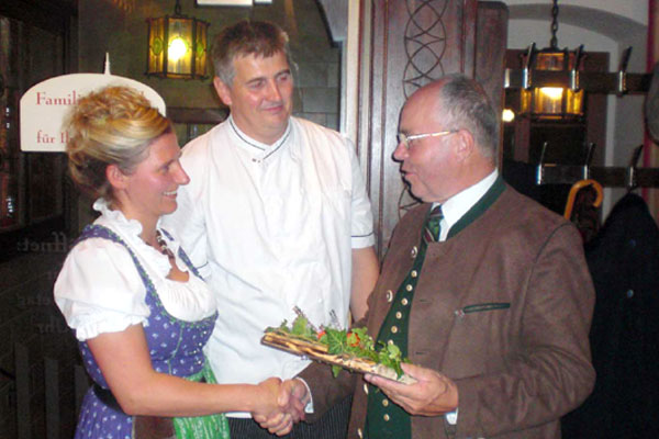 Restaurantplakette Gasthaus Kirchenwirt, OÖ LJV