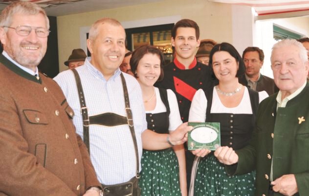 Restaurantplakette Gasthaus Hocheck, OÖ LJV