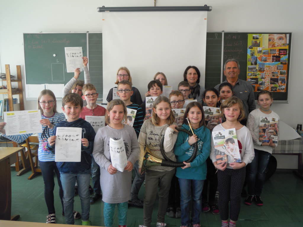 Tolles Projekt Schule und Jagd in VS Niederthalheim, OÖ LJV