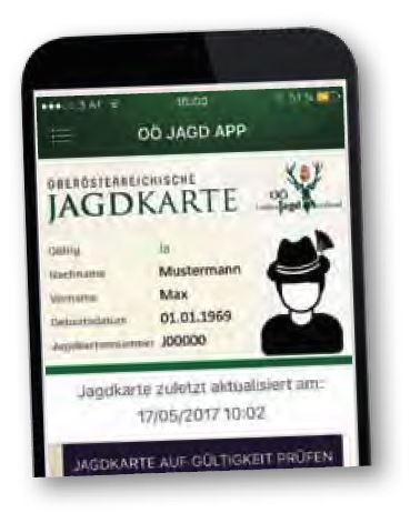 Ansicht Login OÖ JagdAPP