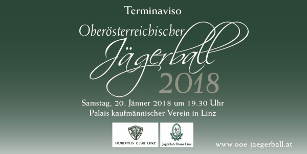O&ouml; J&auml;gerball am 20. J&auml;nner 2018
