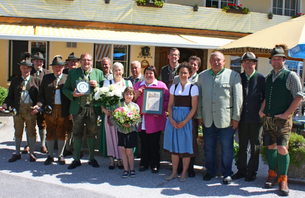 GH Kienklause Steinbach Wildbretplakette