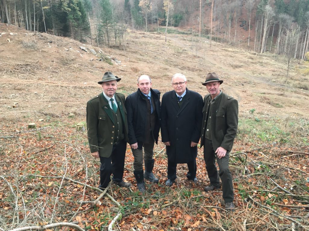 Forstliche und jagdliche Situation in den Schadgebieten, OÖ LJV