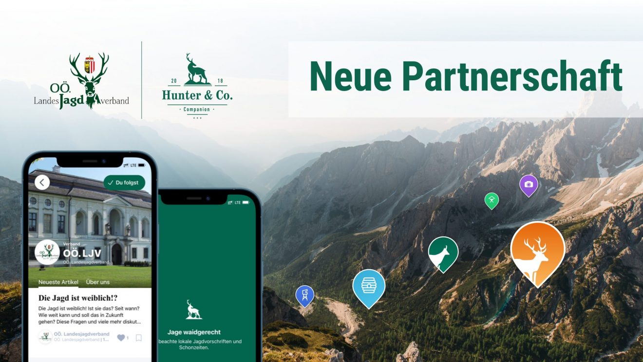 Kooperation OÖ JagdAPP und Jagdgefährte