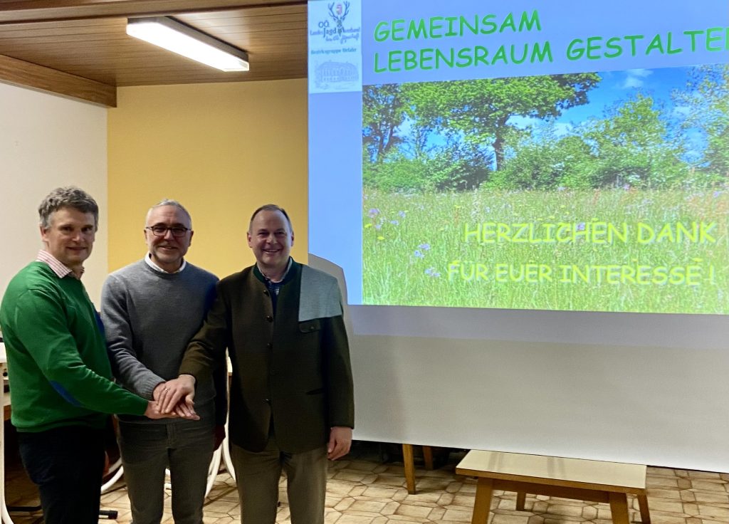 Gemeinsam Lebensraum schaffen &#8211; Jäger, Landwirte und Naturschützer fördern Artenvielfalt im Bezirk, OÖ LJV