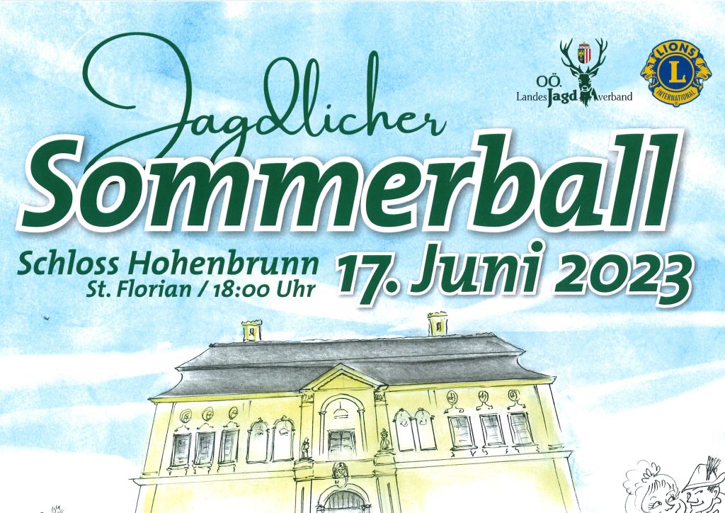 Jagdlicher Sommerball im Schloss Hohenbrunn, OÖ LJV