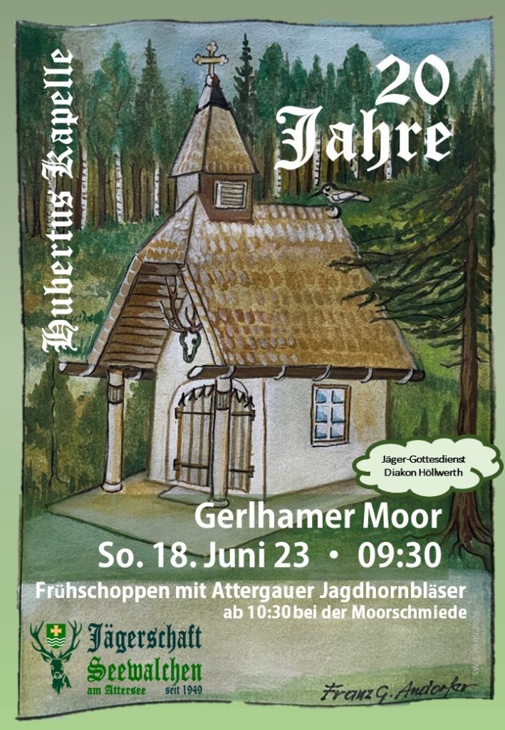 20 Jahre Hubertus Kapelle Gerlhamer Moor, OÖ LJV