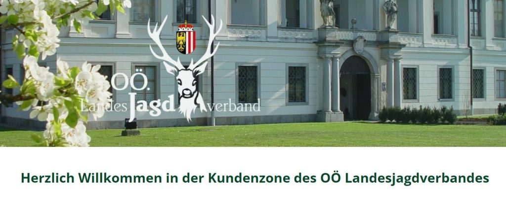 Kundenzone – die neue Förderplattform des OÖ Landesjagdverbandes, OÖ LJV