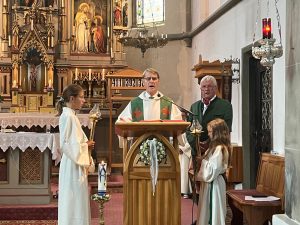 Hubertusmesse des Hegerings 7 mit Ehrung von Franz Kirchberger, OÖ LJV