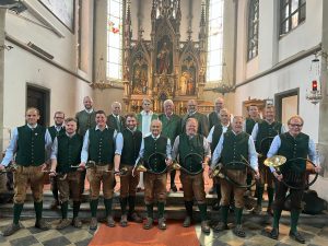 Hubertusmesse des Hegerings 7 mit Ehrung von Franz Kirchberger, OÖ LJV