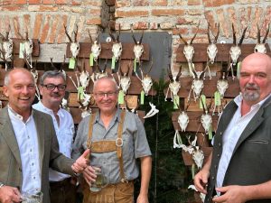 Hubertusmesse des Hegerings 7 mit Ehrung von Franz Kirchberger, OÖ LJV