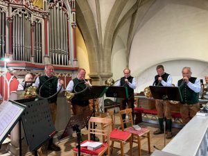Hubertusmesse des Hegerings 7 mit Ehrung von Franz Kirchberger, OÖ LJV