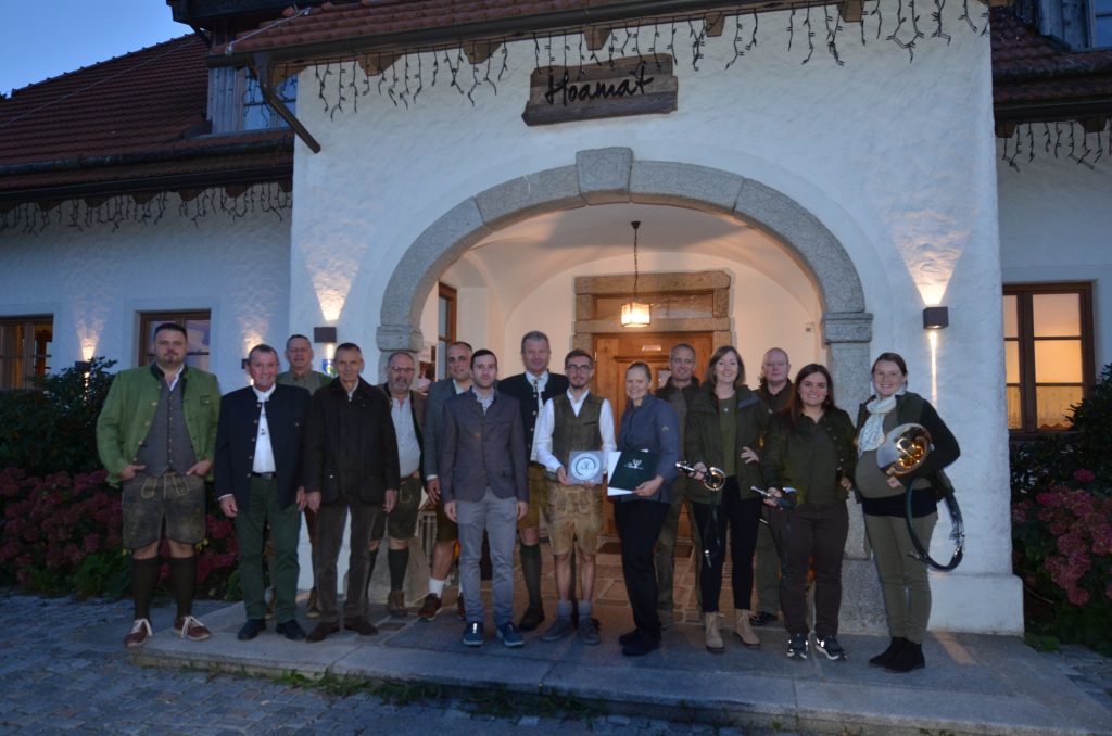 Wildbretplakette – Restaurant „Hoamat“, OÖ LJV