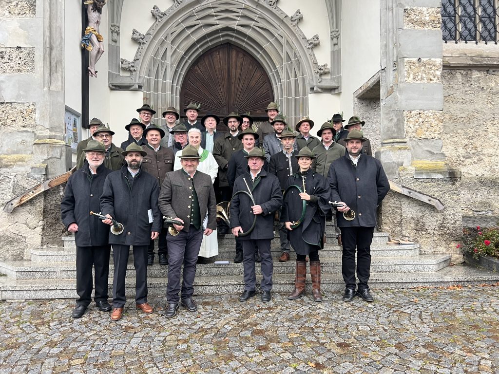Feierliche Hubertusmesse in Zell am Pettenfirst, OÖ LJV