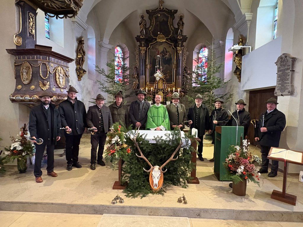 Hubertusmesse des Hegerings 3 in Neukirchen an der Vöckla, OÖ LJV