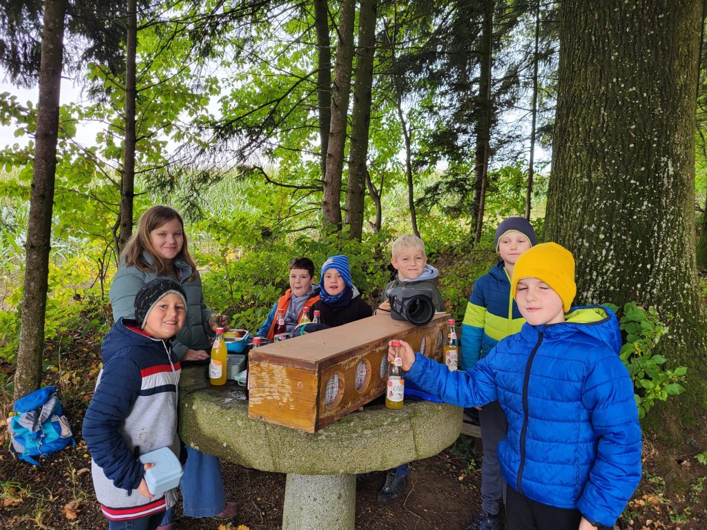 Schule und Jagd an der Volksschule Utzenaich, OÖ LJV