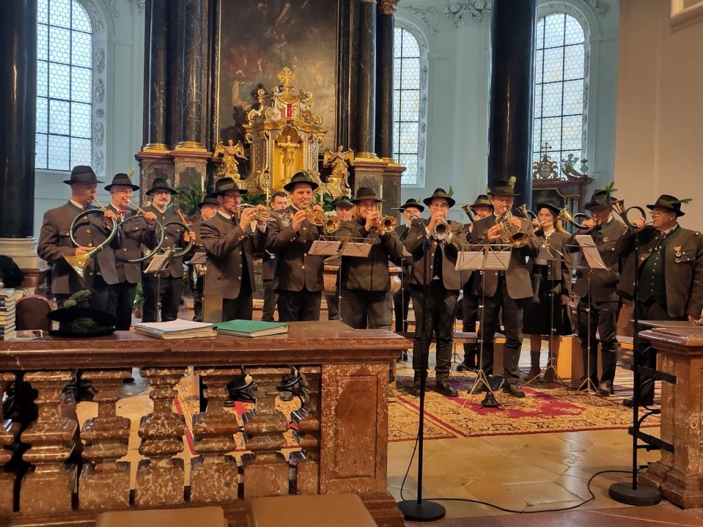 Bezirkshubertusmesse in der Stiftskirche Baumgartenberg, OÖ LJV