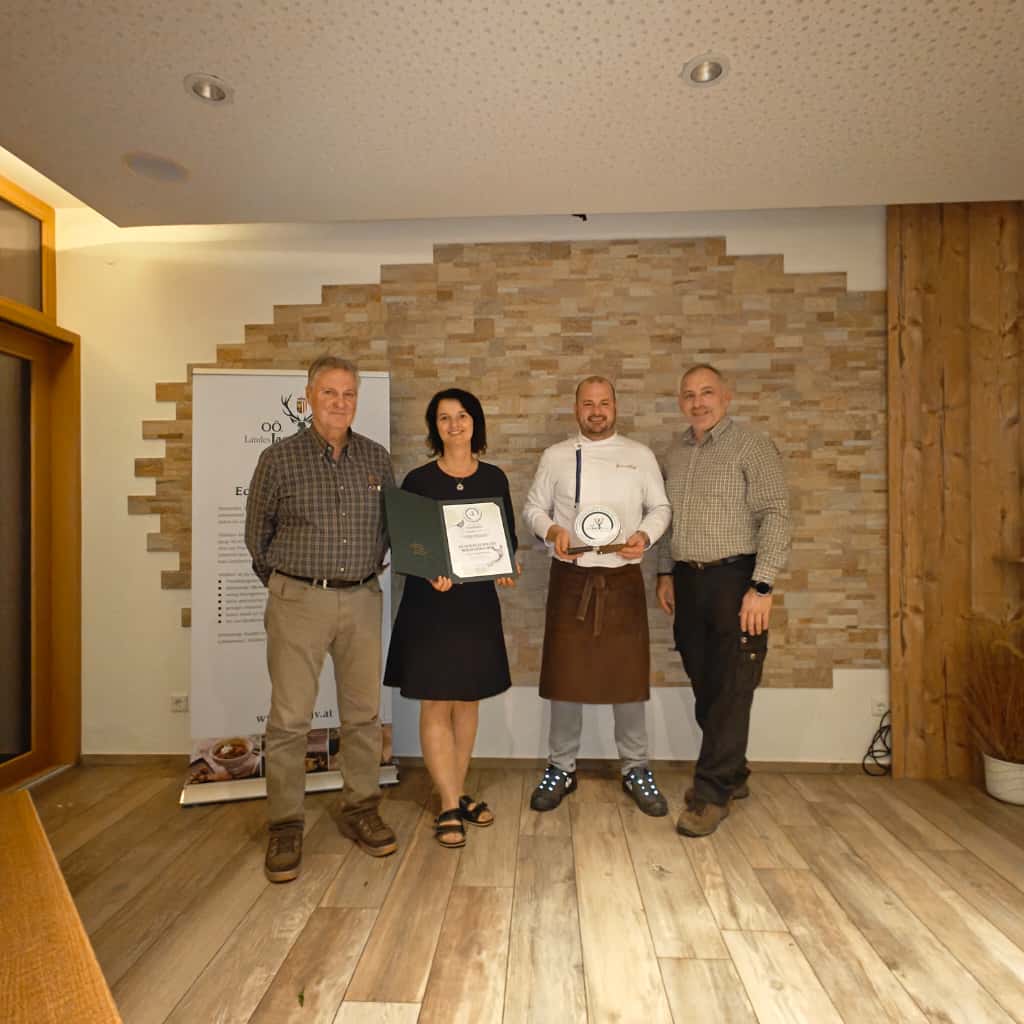 Wildgenuss mit Auszeichnung – Bründlwirt und Gasthaus Hanslau, OÖ LJV
