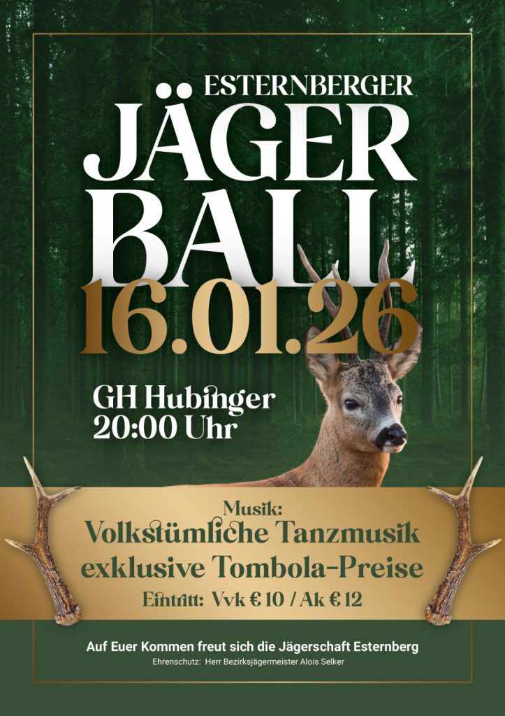 Esternberger J&auml;gerball 2026, O&Ouml; LJV
