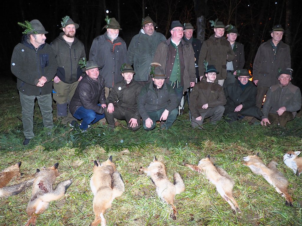 1.Bezirks-Raubwildstreckenlegung, O&Ouml; LJV
