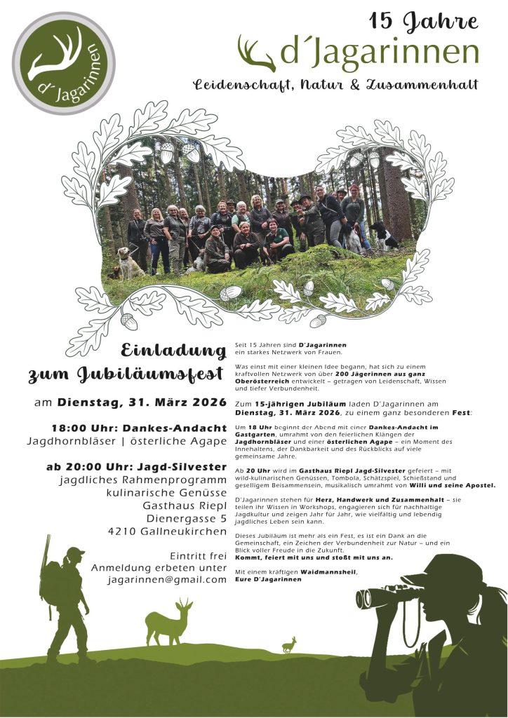 15 Jahre D’Jagerinnen, O&Ouml; LJV