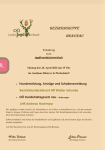 Termine/Veranstaltungen, O&Ouml; LJV