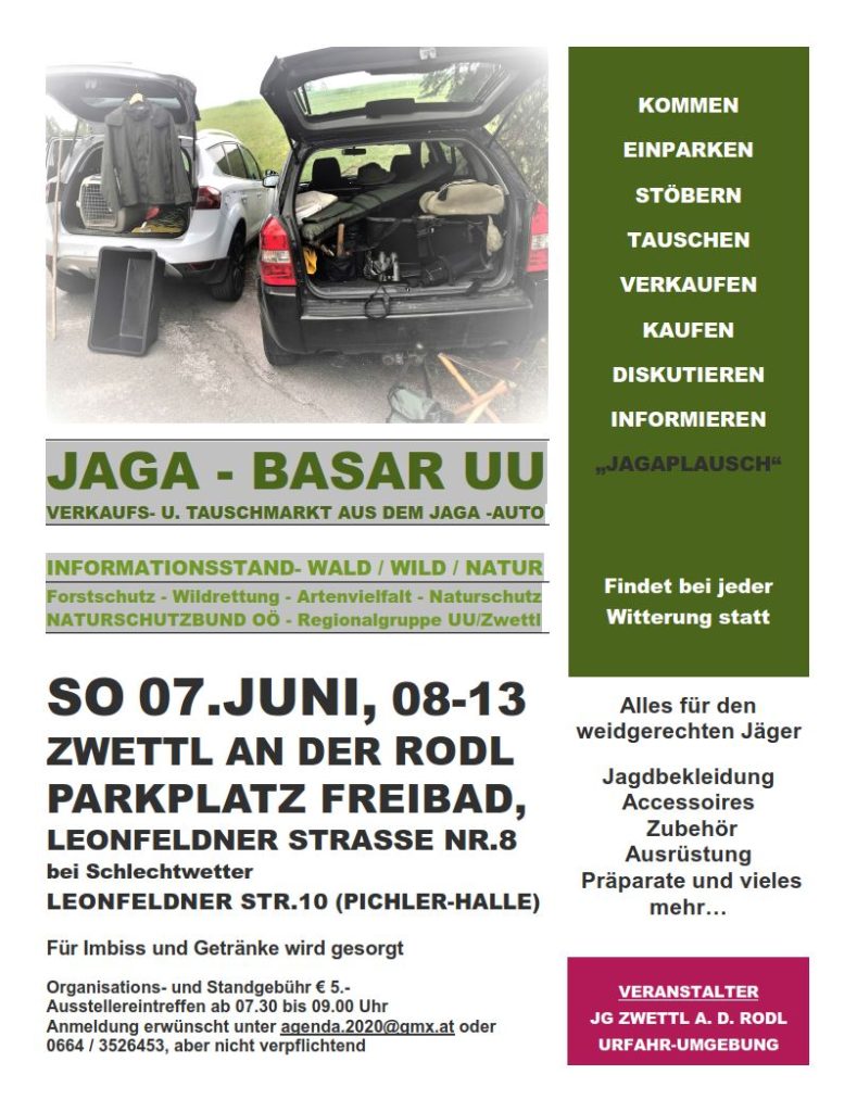 JAGA-Basar in Zwettl a.d.R., O&Ouml; LJV