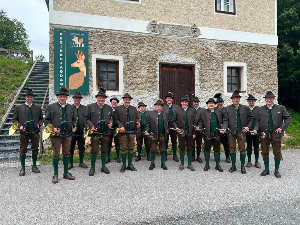 Internationaler Jagdhornbl&auml;serwettbewerb in Leibnitz / Stmk., O&Ouml; LJV
