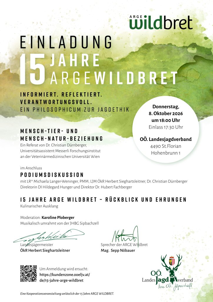 15 Jahre ARGE Wildbret, O&Ouml; LJV