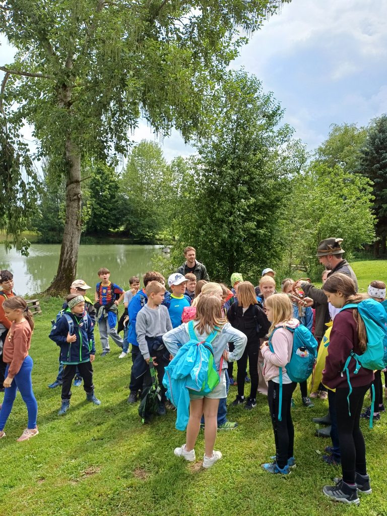 Erfolgreicher Erlebnistag: „Schule und Jagd“ in der Volksschule in Bach, OÖ LJV