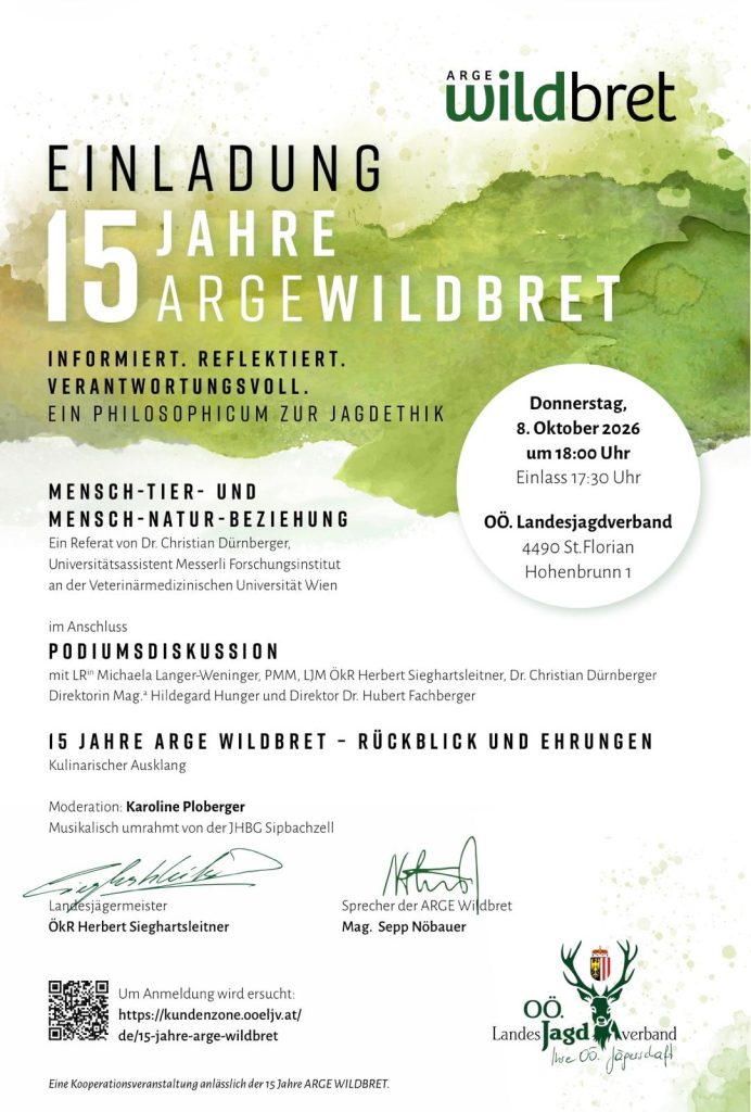 15 Jahre ARGE Wildbret, O&Ouml; LJV