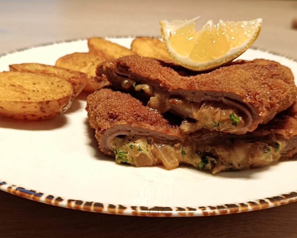 Reh Cordon Bleu mit Bergkäse & Steinpilzen gefüllt, OÖ LJV