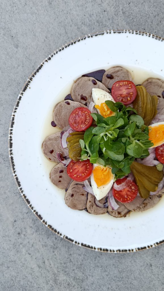 Gekochtes Rehnüsschen in Essig-Öl-Marinade, OÖ LJV