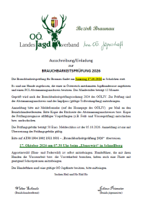Jagdhunde Braunau, OÖ LJV